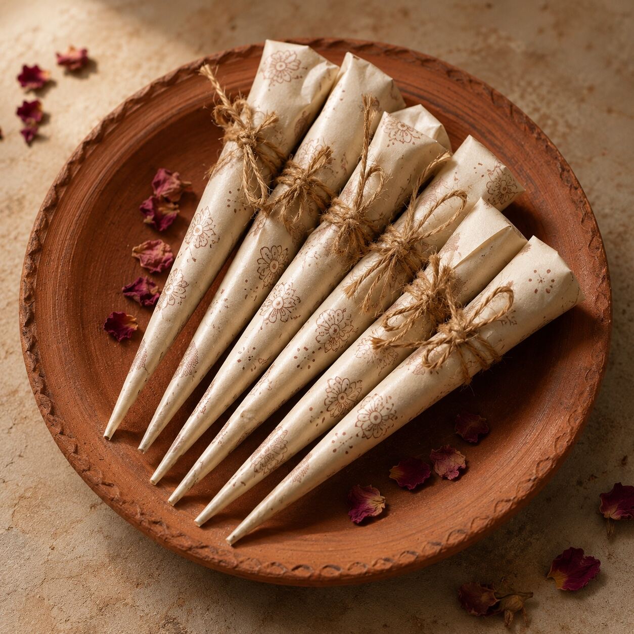 Mehndi Cone Set (6×)