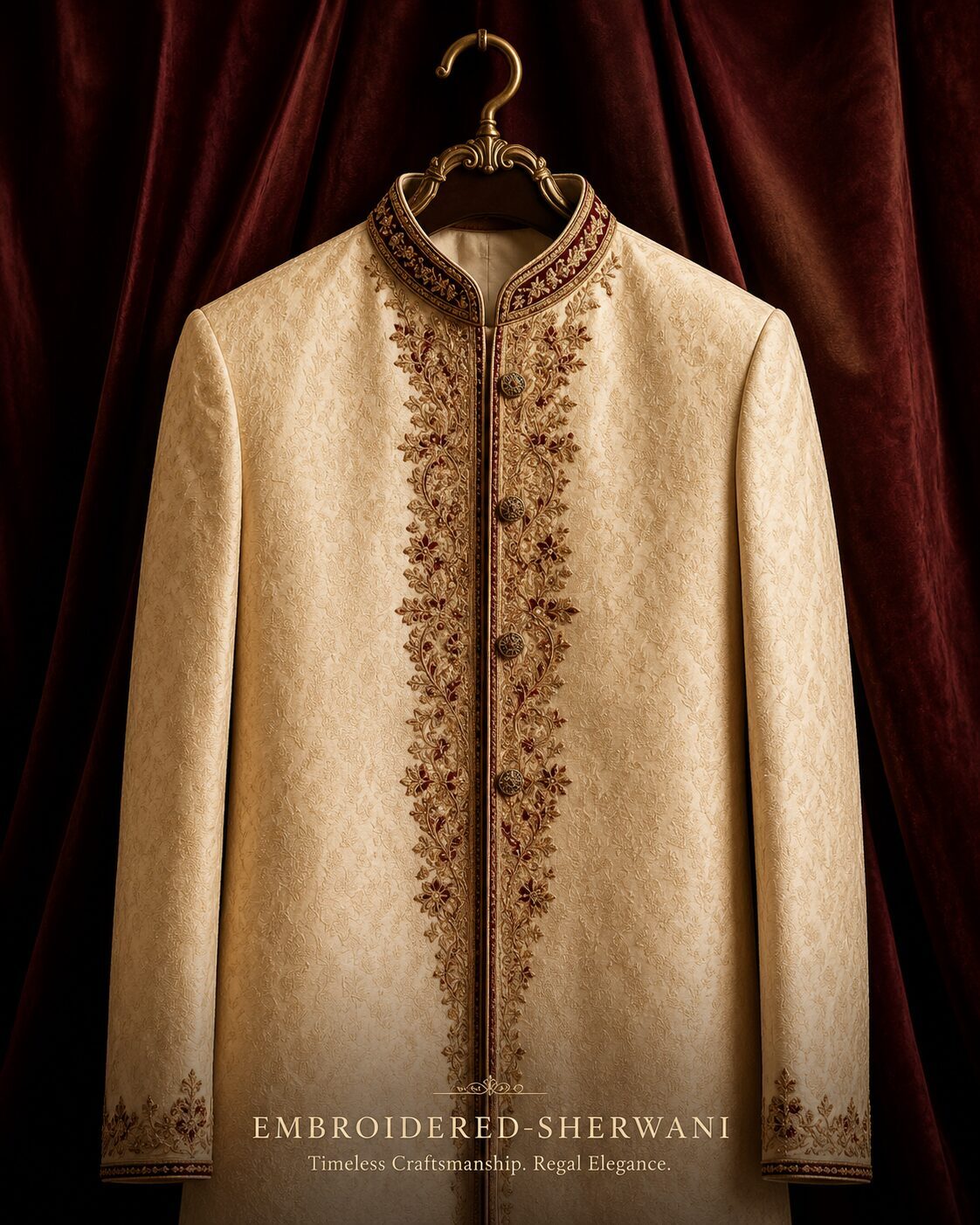 Embroidered Sherwani