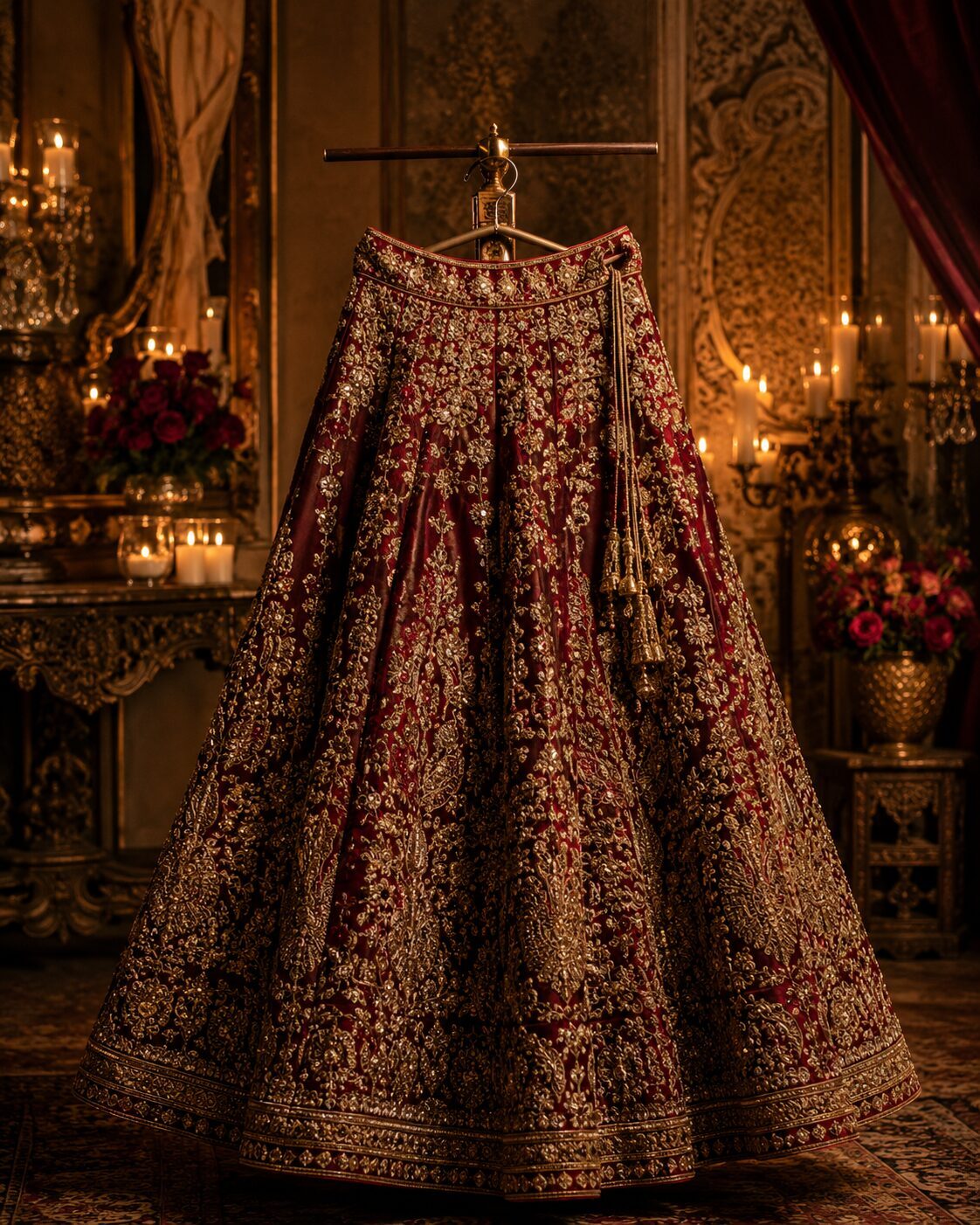 Red Bridal Lehnga