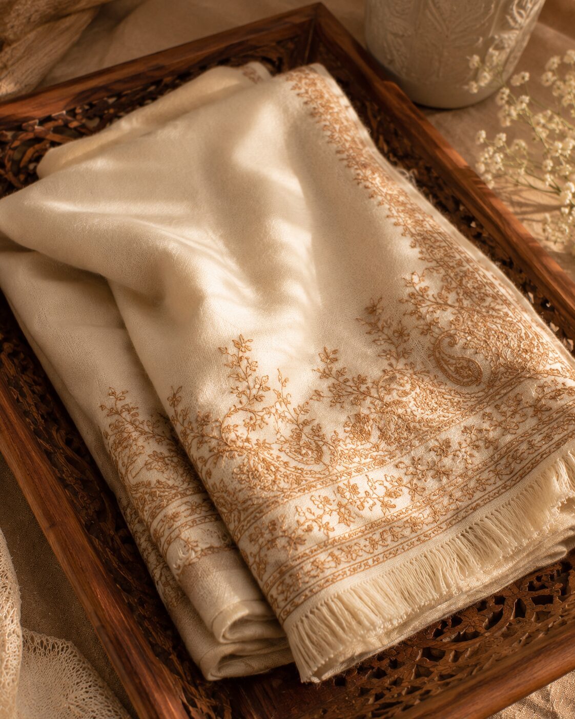 Embroidered Shawl