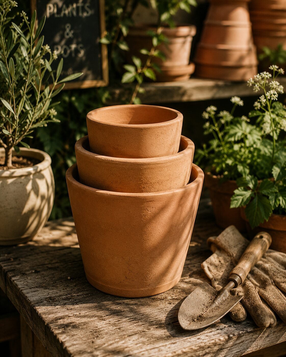 Terracotta Pot Set